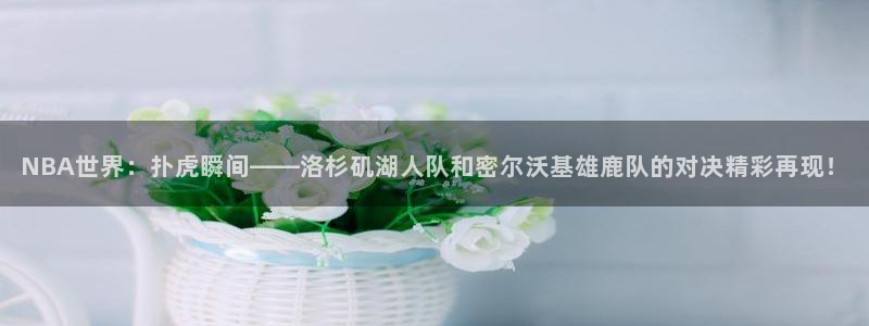 NBA世界：扑虎瞬间——洛杉矶湖人队和密尔沃基雄鹿队的对决精彩再现！