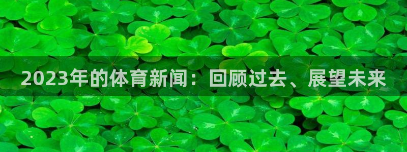 2023年的体育新闻：回顾过去、展望未来