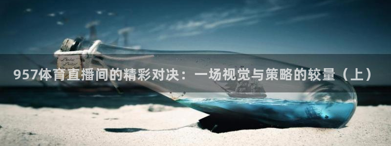 957体育直播间的精彩对决：一场视觉与策略的较量（上）