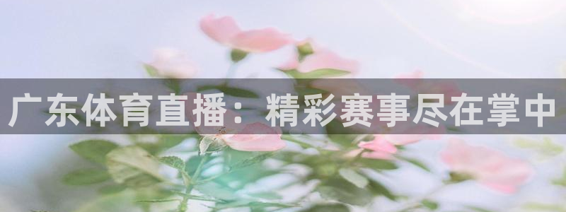 广东体育直播：精彩赛事尽在掌中