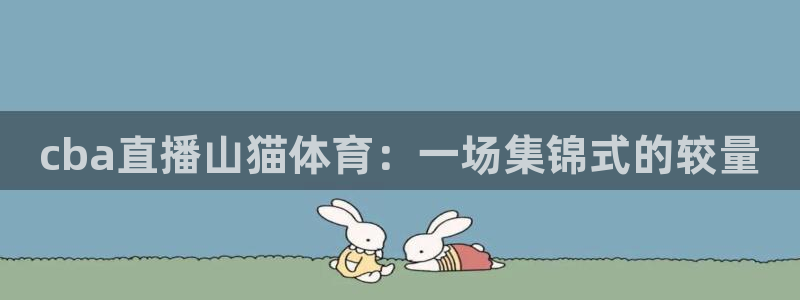 cba直播山猫体育：一场集锦式的较量