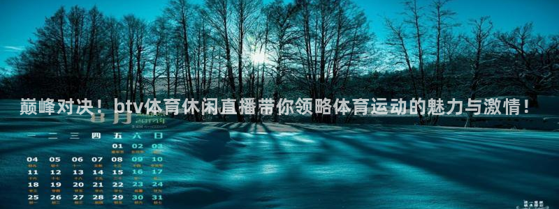 巅峰对决！btv体育休闲直播带你领略体育运动的魅力与激情！