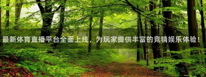 最新体育直播平台全面上线，为玩家提供丰富的竞猜娱乐体验！