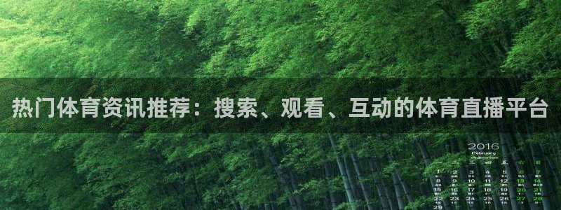 热门体育资讯推荐：搜索、观看、互动的体育直播平台